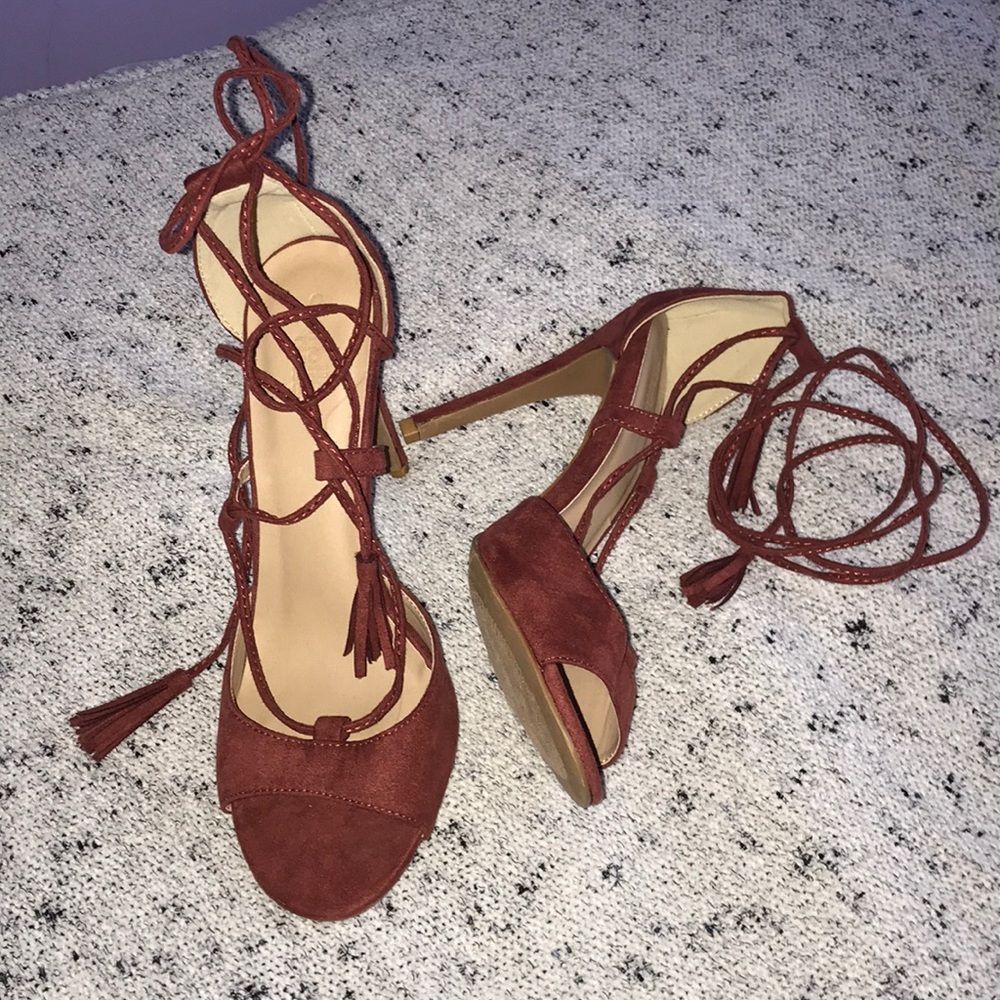 Burnt orange heels